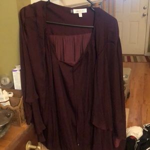 2xxl Jennifer Lopez flowy shirt with sleeves
